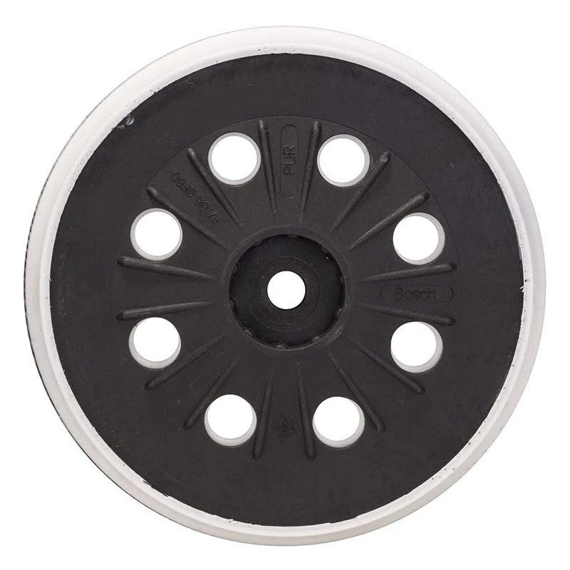 Plateau de ponçage Ø 125 mm BOSCH 2608601607 mi-dur pour ponceuses excentriques