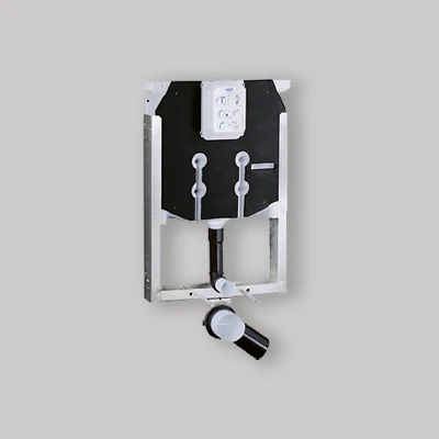 Porte-chèques Cassetta Incasso 'Uniset Grohe' Vaso Sospeso Doppio Scarico