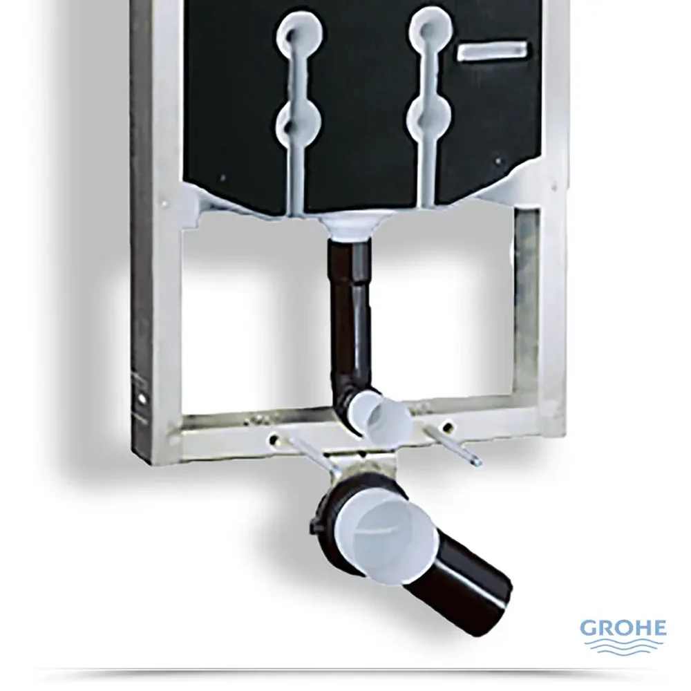 Porte-chèques Cassetta Incasso 'Uniset Grohe' Vaso Sospeso Doppio Scarico