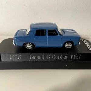 Renault 8 Gordini bleue de 1967 (Solido référence N°1826) AVEC la boite en carton bleue foncée