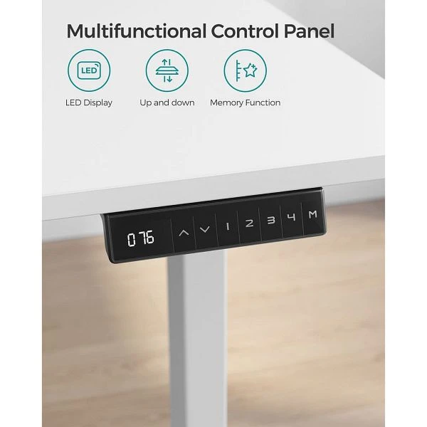 SONGMICS Bureau réglable en hauteur sans plateau avec deux fois moteur LSD019W01 acheter à bas prix