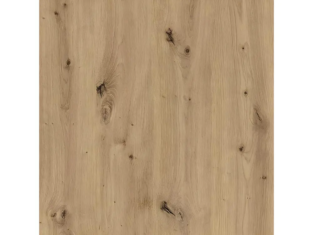 Table de repas L180 cm plateau chêne pieds luge métal noir - CORSE 02