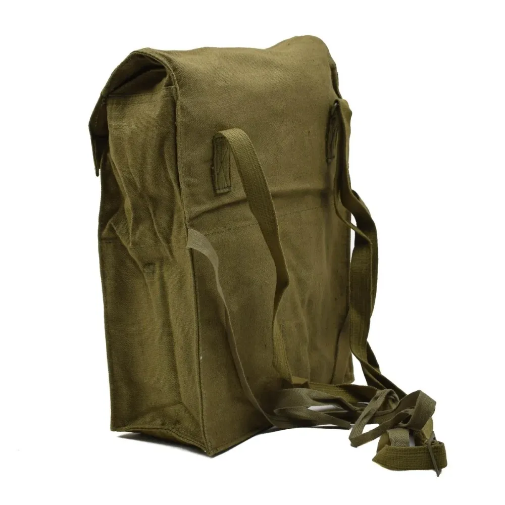 Véritable sac à bandoulière de l'armée tchèque classique pratique avec rabat et boutons-pression