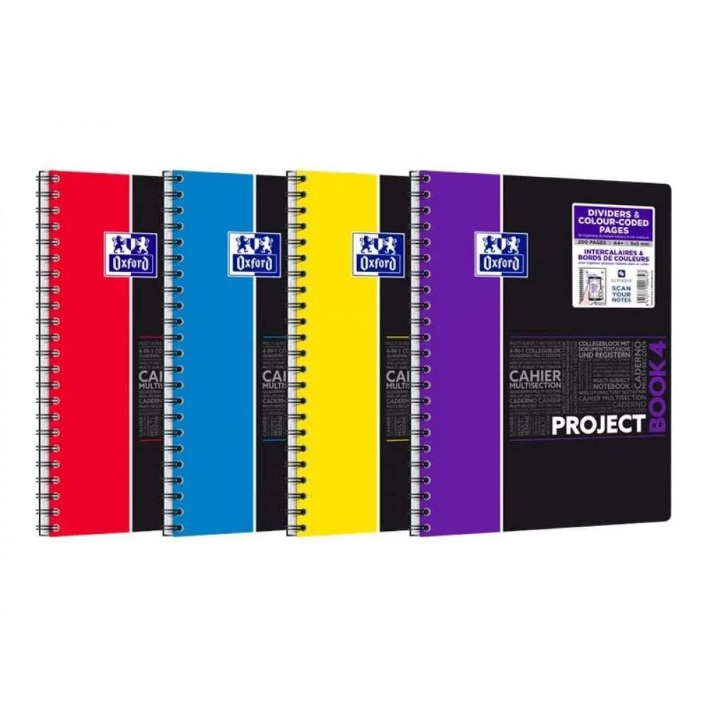 Archivage Premium Cahier A4 Projectbook 200p séyès de OXFORD chez Alpha55 – Qualité &… – Accessoire primordial au quotidien