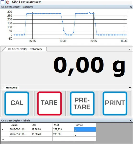 Archivage Premium Plate-forme numérique Kern plage de pesée 350 g précision d'affichage 0001 g KDP 300-3 choisir...