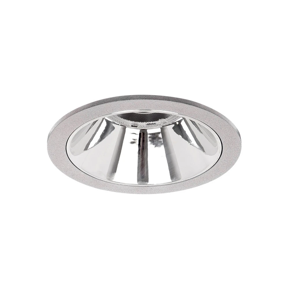 BRUMBERG Apollo Compact, réflecteur lisse, rond, 4.000 K, argenté