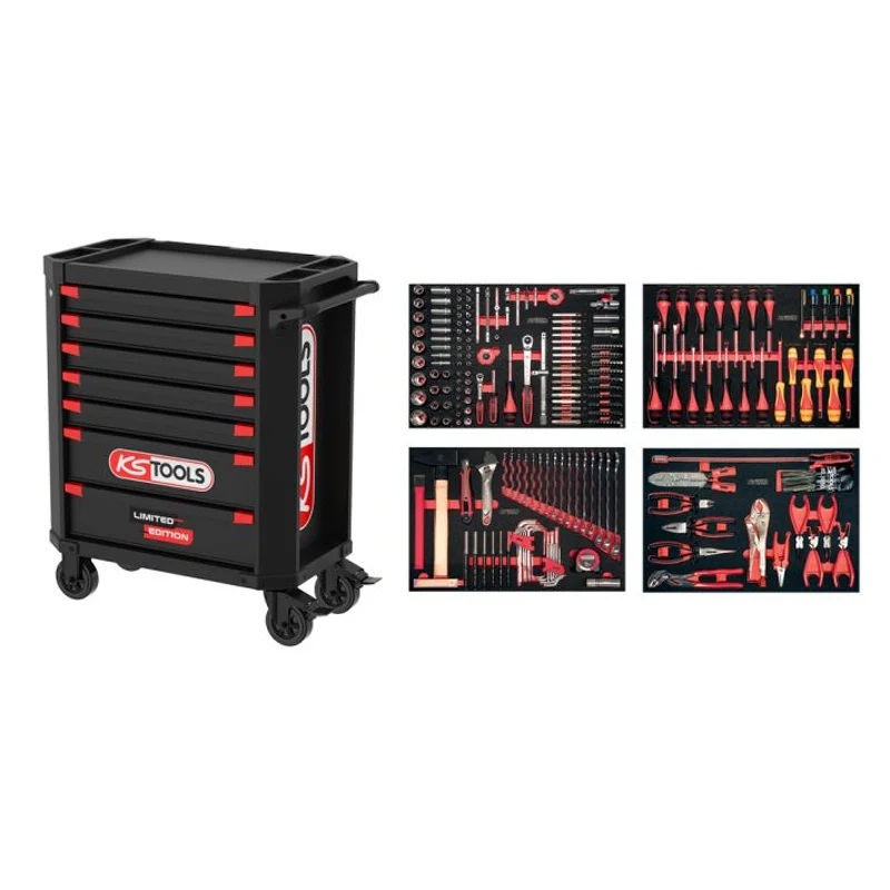 Carnet de reçus Servante Edition limitée 2025 KS TOOLS - 314 outils - 824.7349F