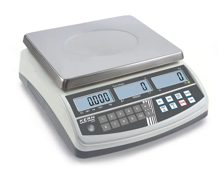 Certifié Conformité RGPD Balance compteuse Kern portée 6 kg; 15 kg lisibilité 2 g ; 5 g linéarité ± 0004 kg ; 001 kg unité...