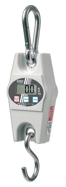 Certifié Conformité RGPD Balance suspendue Kern plage de pesée 50 kg lisibilité 20 g linéarité ± 004 kg dimensions du boît...