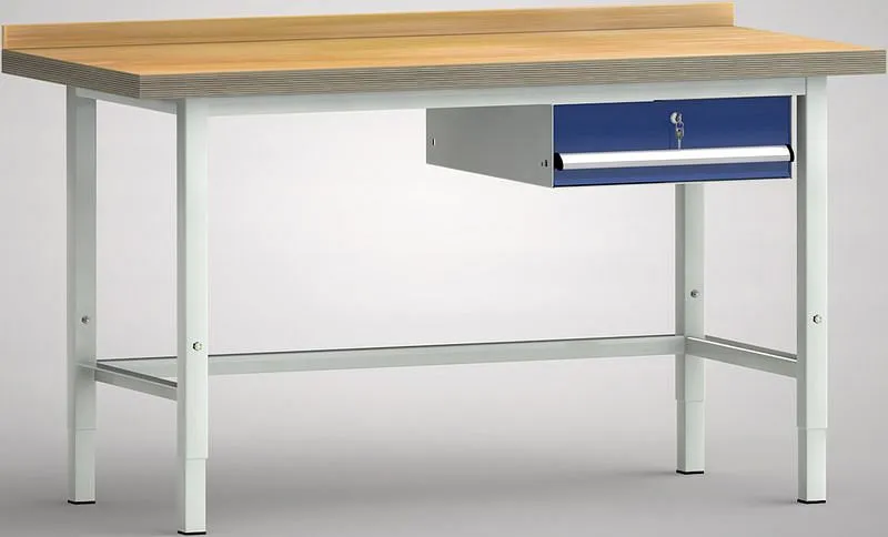 Etabli de base KLW 1500 x 700 x 740 - 1040 mm L x P x H WS002V-1500M40-E7002 acheter à bas prix