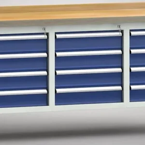 Etabli classique KLW - 2000 x 700 x 900 mm L x P x H (version ERGO) WS247E-2000M40-E7045 acheter à bas prix