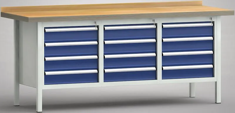 Etabli classique KLW - 2000 x 700 x 900 mm L x P x H (version ERGO) WS247E-2000M40-E7045 acheter à bas prix