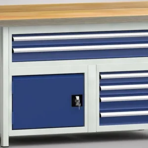 Etabli courant KLW - 1500 x 700 x 900 mm L x P x H (version ERGO) WSK55E-1500M40-E7023 acheter à bas prix