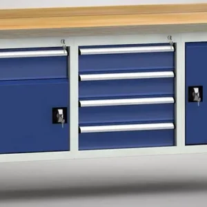 Etabli habituel KLW - 2000 x 700 x 840 mm L x P x H WS247N-2000M40-E7043 acheter à bas prix