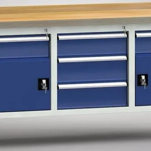 Etabli régulier KLW - 2000 x 700 x 900 mm L x P x H (version ERGO) WS247E-2000M40-E7025 acheter à bas prix