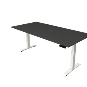 Kerkmann table debout/assise Move 4 nouveau 200 x 100 cm cadre blanc plateau anthracite 10090913 magasiner à bas prix pour...
