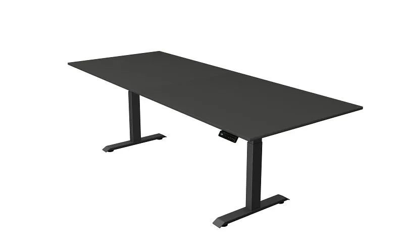 Kerkmann table debout/assise Move 4 nouveau 250 x 100 cm structure anthracite plateau de table anthracite 10081213 choisir...