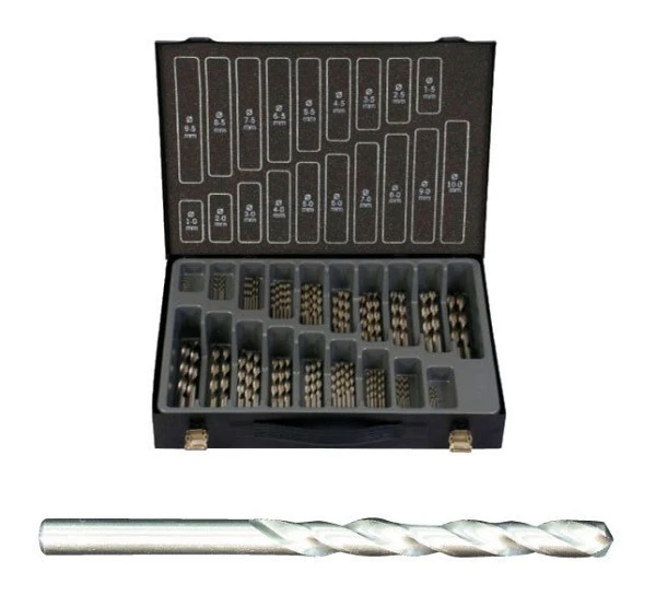 Le magazine de forage Projahn HSS-G ECO 70 pièces est le optimal. composé de : 5 pièces chacune : 10 - 50 mm 3 pièces chac...