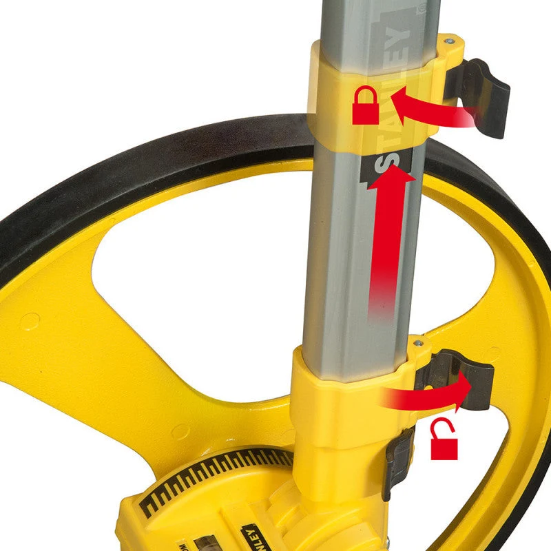 Odomètre roue rayon aluminium moulé STANLEY 10 km pour Comptables