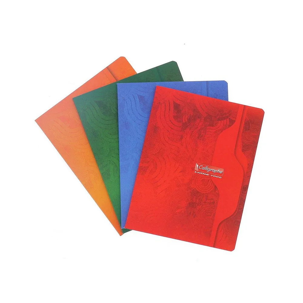 Porte-chèques Calligraphe 7000, Cahier piqué 17x22 cm 48 pages, grands carreaux c… – Style, confort et durabilité réunis