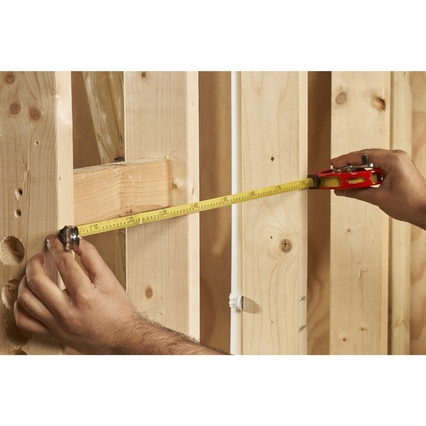 Porte-chèques Mesure courte bimatière TYLON 8 mètres x 25 mm sur carte - STANLEY