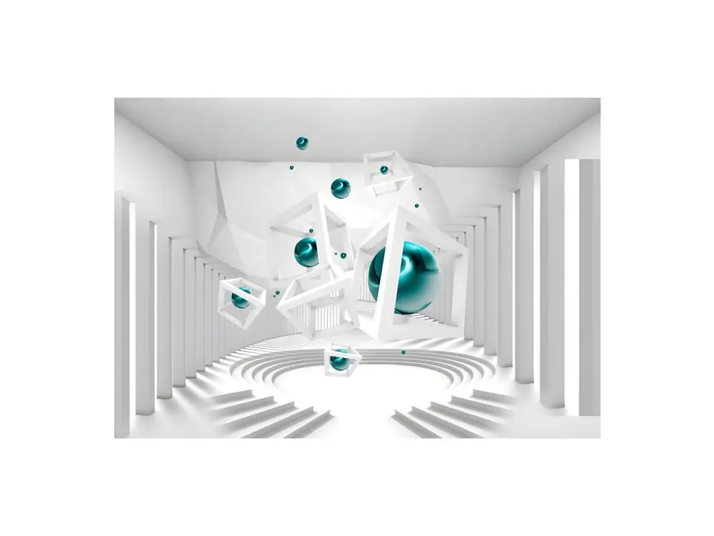 Professionnel - Papier Peint "Corridor Geometry" 280 x 400 cm