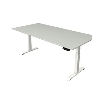 Trieur de factures Kerkmann table debout/assise Move 4 nouveau 200 x 100 cm cadre blanc plateau gris évident 10090911 choi...
