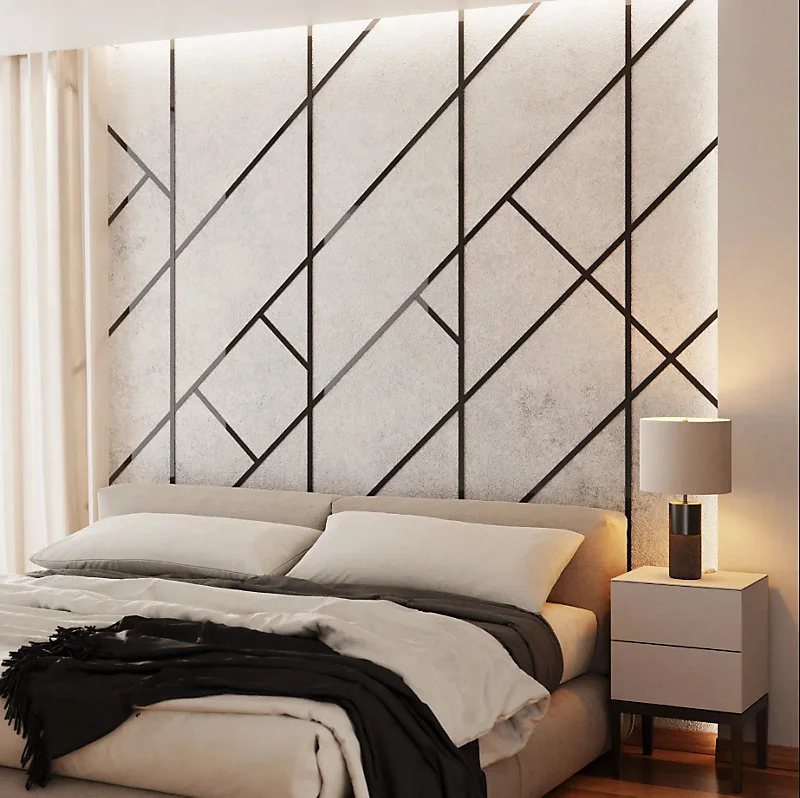 Bandes décoratives I Noir poli - 28 cm x 270 cm x ep. 0,65