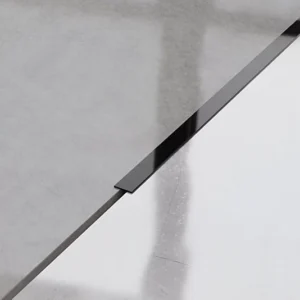Bandes décoratives I Noir poli - 10 cm x 270 cm x ep. 0,65