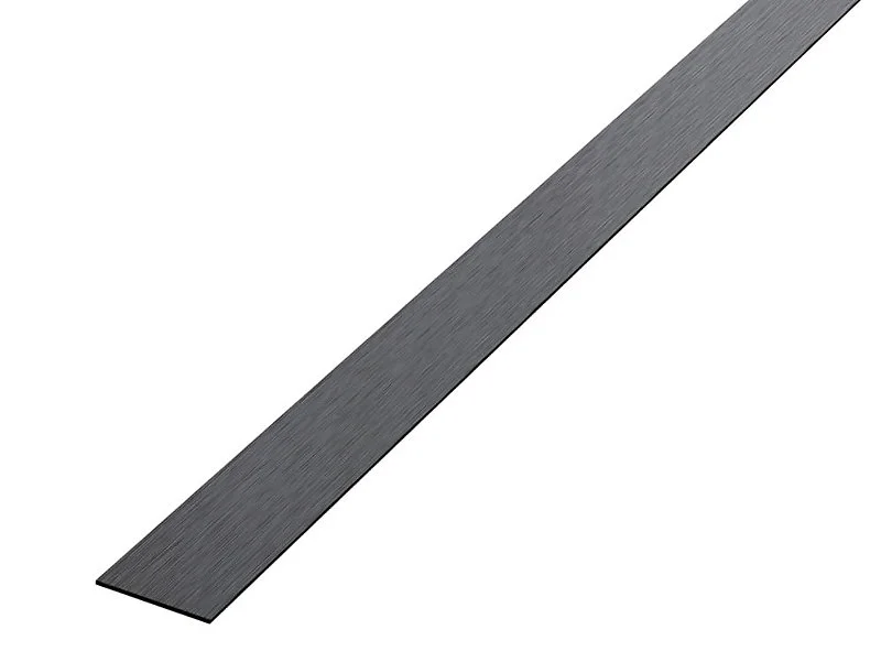 Bandes décoratives I Noir satiné - 28 cm x 270 cm x ep. 0,65