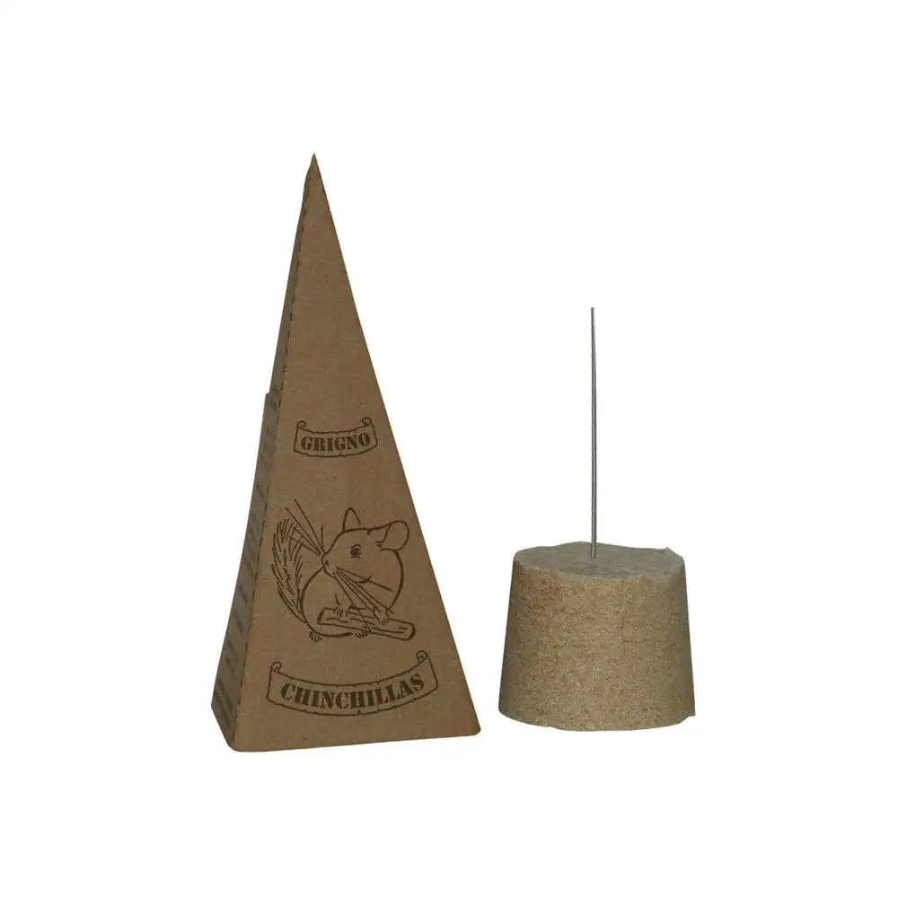 Bloc à ronger Grigno pour chinchillas : 200 gr Chinchillas Du Terroin