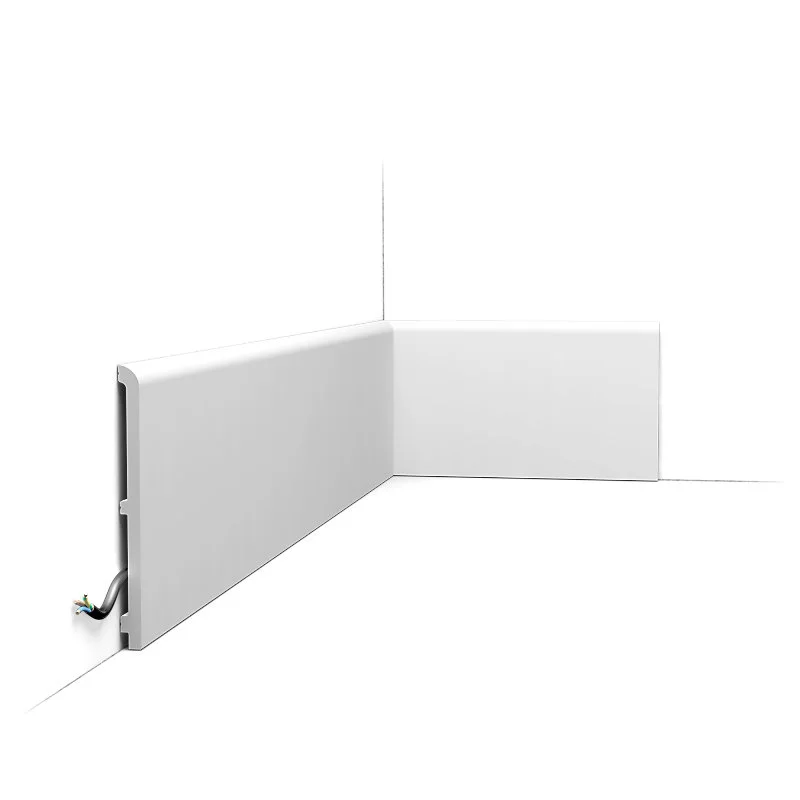 Carton entier de 32 mètres linéaires Plinthe SX212 - L 200 X H 17 X EP 1,3 cm - ORAC DECOR