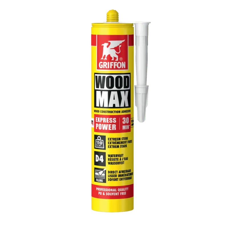 Colle à bois WOOD MAX EXPRESS - cartouche 380g - GRIFFON 6313648