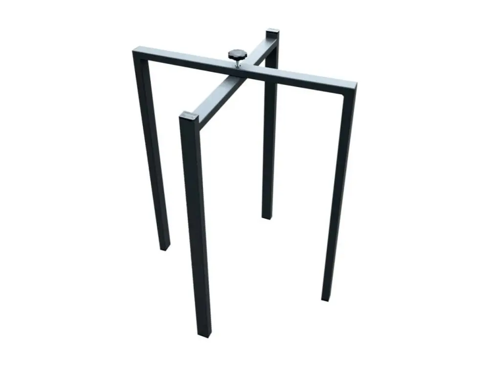 Table à manger extensible Karry-Couleur Marron-Support 4 pieds-Largeur extensible 180 à 284cm