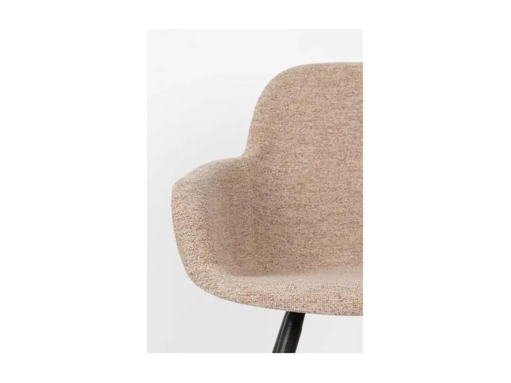 ALBERT KUIP SOFT - Fauteuil design tissu crème