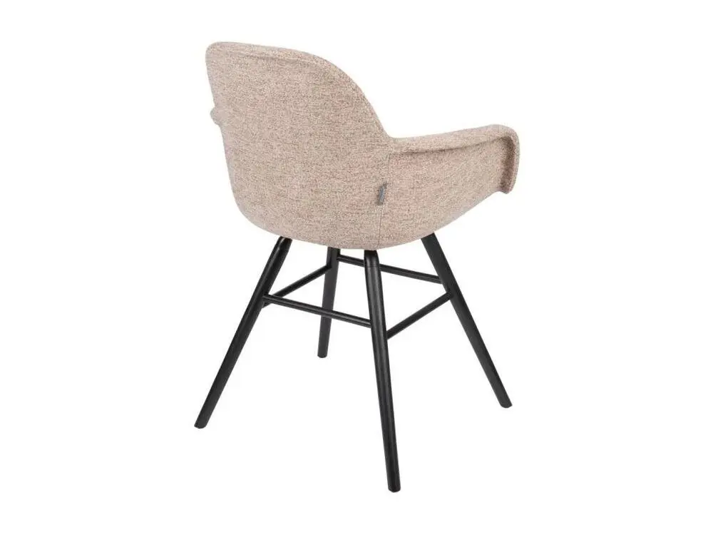 ALBERT KUIP SOFT - Fauteuil design tissu crème