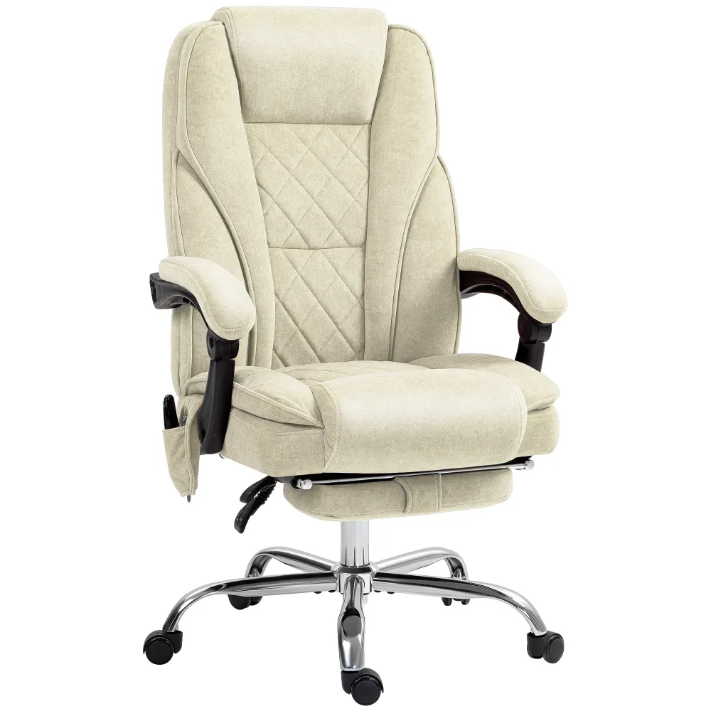 Canapé d'accueil Fauteuil de bureau massant et chauffant chaise de bureau chaise ergonomique avec hauteur réglable dossier...