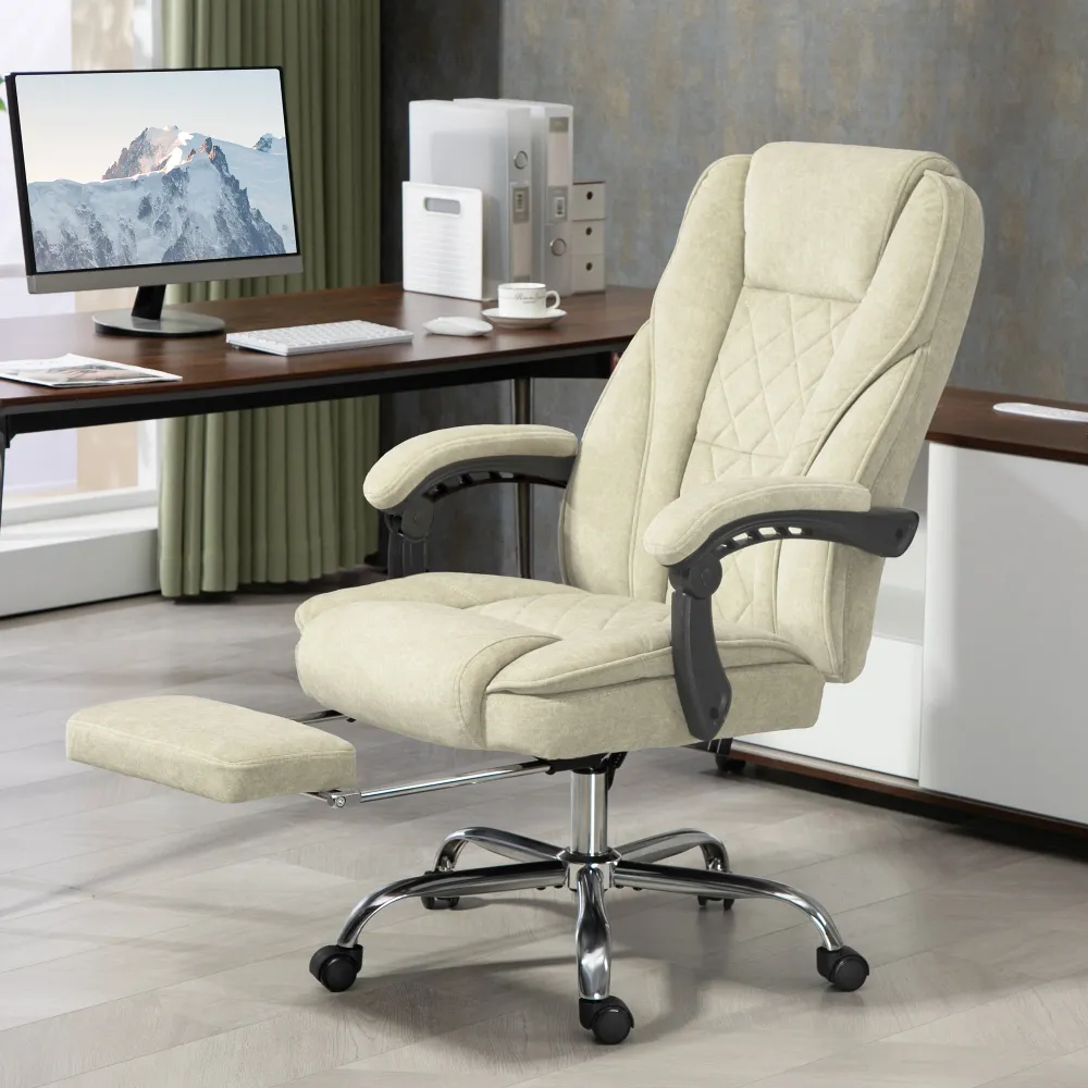 Canapé d'accueil Fauteuil de bureau massant et chauffant chaise de bureau chaise ergonomique avec hauteur réglable dossier...