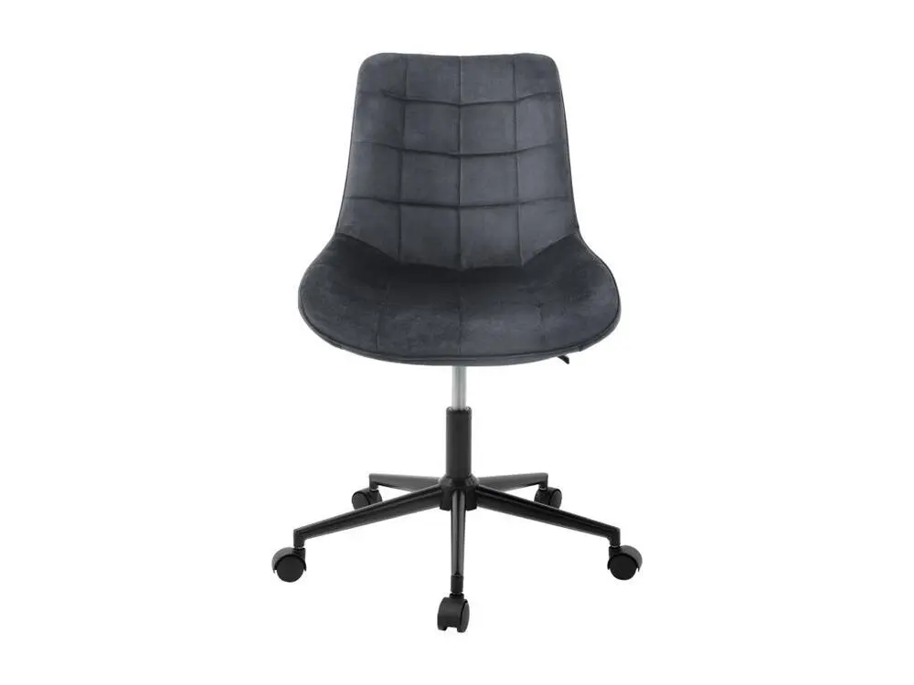 Chaise ergonomique ML-Design Chaise de bureau 4 pièces, gris, assise en velours, structure métallique, chaise rembourrée a...