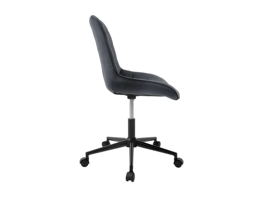 Chaise ergonomique ML-Design Chaise de bureau 4 pièces, gris, assise en velours, structure métallique, chaise rembourrée a...