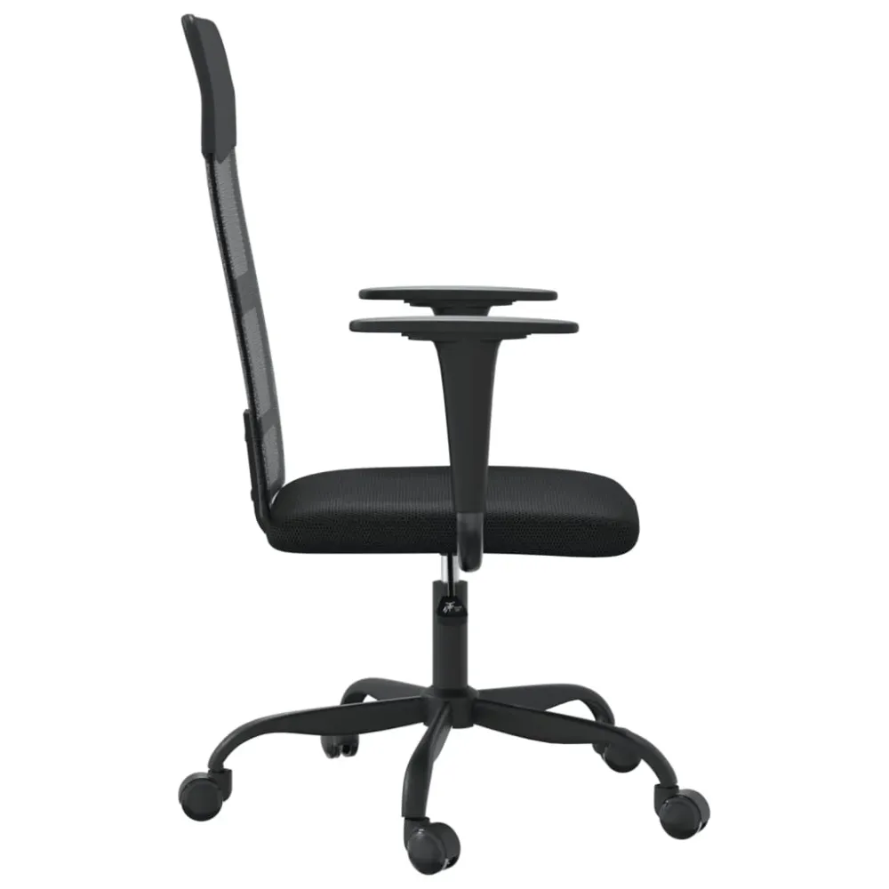 Chaise fauteuil siège de bureau informatique étude réglable en hauteur noir 02_0024071 Hauteur de siège réglable