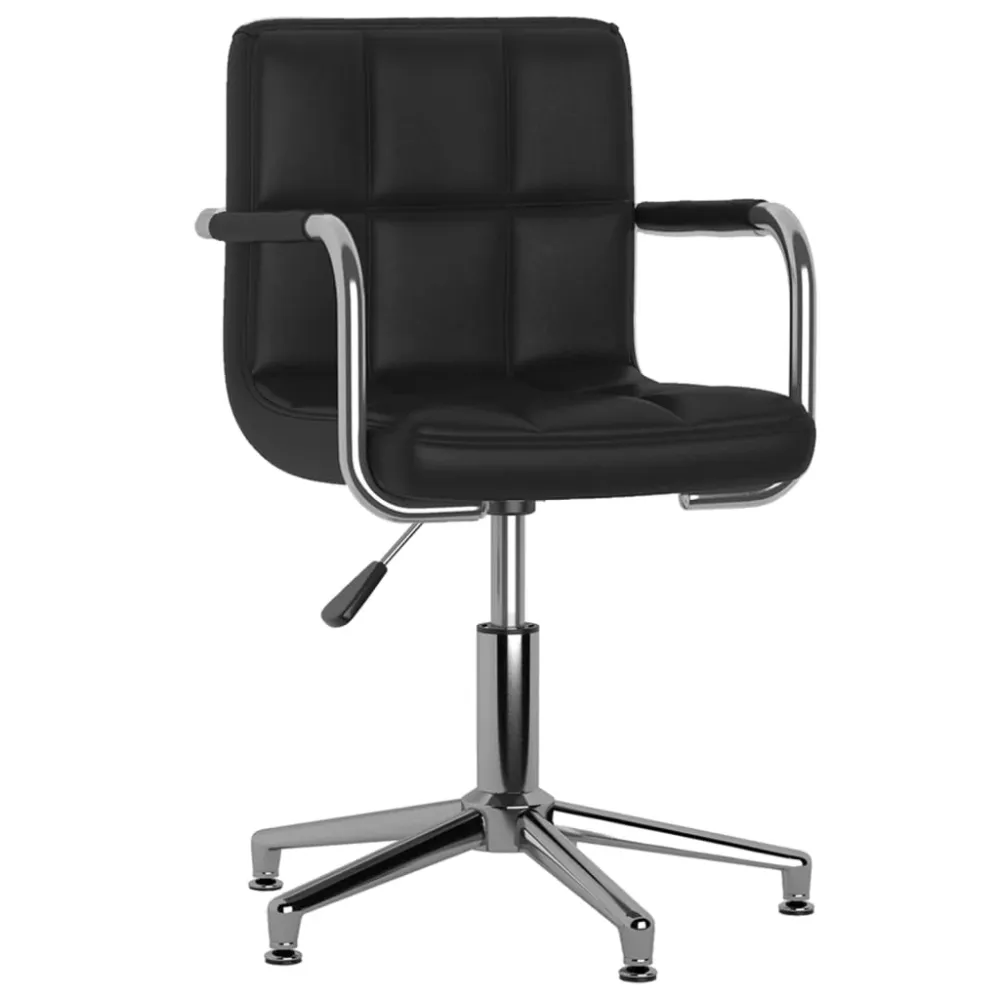 Chaise fauteuil siège de bureau informatique étude pivotante similicuir noir 02_0024051 Hauteur de siège réglable