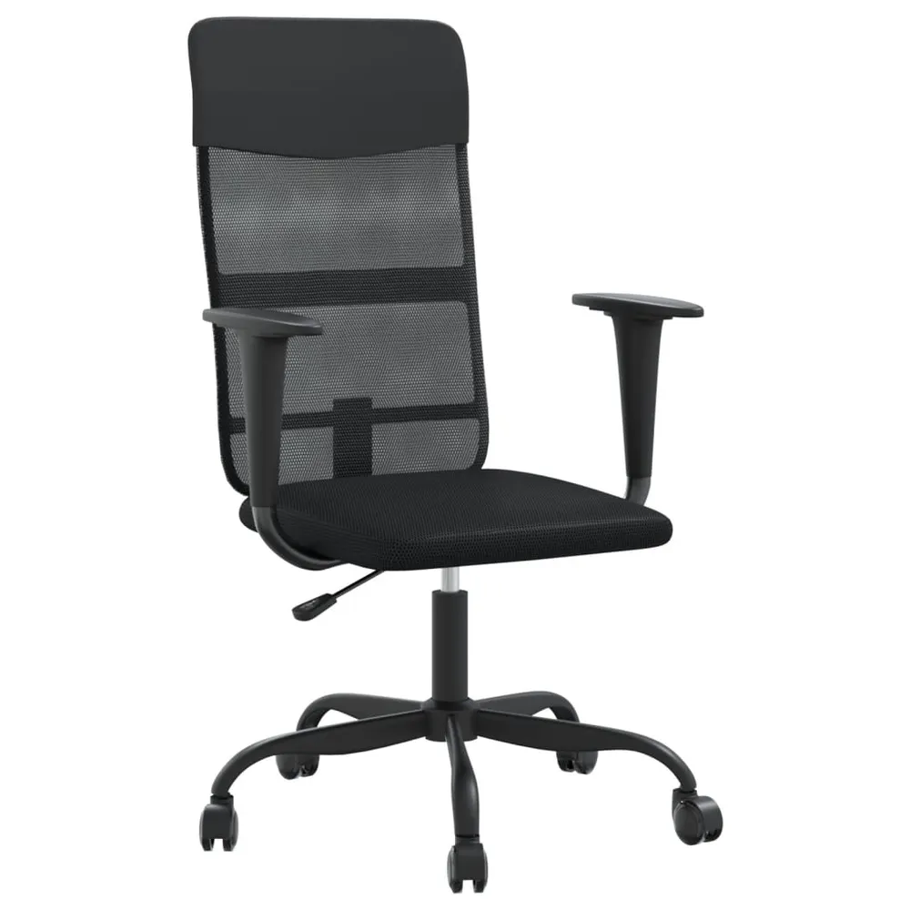 Chaise pivotante Chaise fauteuil siège de bureau informatique étude réglable en hauteur noir 02_0024071