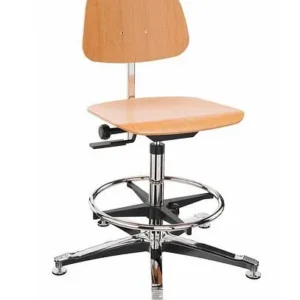 Chaise de travail Dauphin en hêtre piètement en aluminium patins repose-pieds 266892 acquérir à bas prix
