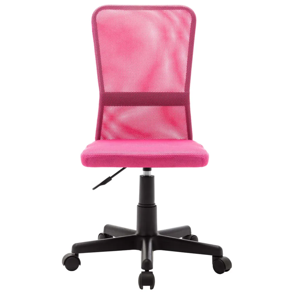 Canapé modulaire Chaise fauteuil siège de bureau informatique étude Rose 44 x 52 x 100 cm tissu en maille rose 02_0024057
