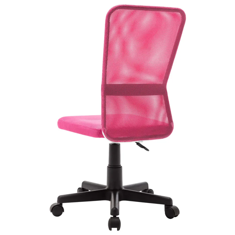Canapé modulaire Chaise fauteuil siège de bureau informatique étude Rose 44 x 52 x 100 cm tissu en maille rose 02_0024057