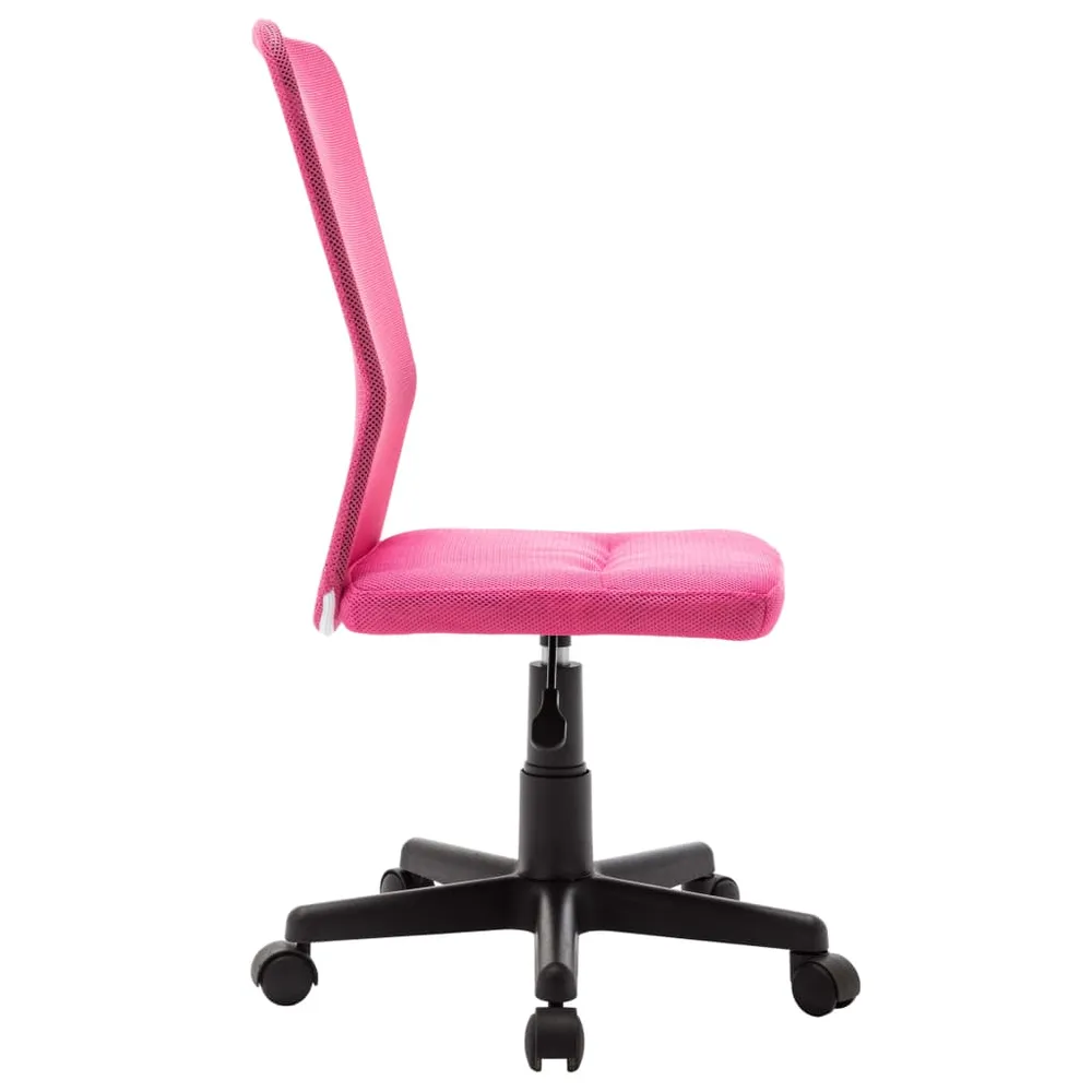 Canapé modulaire Chaise fauteuil siège de bureau informatique étude Rose 44 x 52 x 100 cm tissu en maille rose 02_0024057