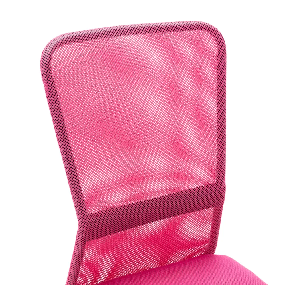 Canapé modulaire Chaise fauteuil siège de bureau informatique étude Rose 44 x 52 x 100 cm tissu en maille rose 02_0024057