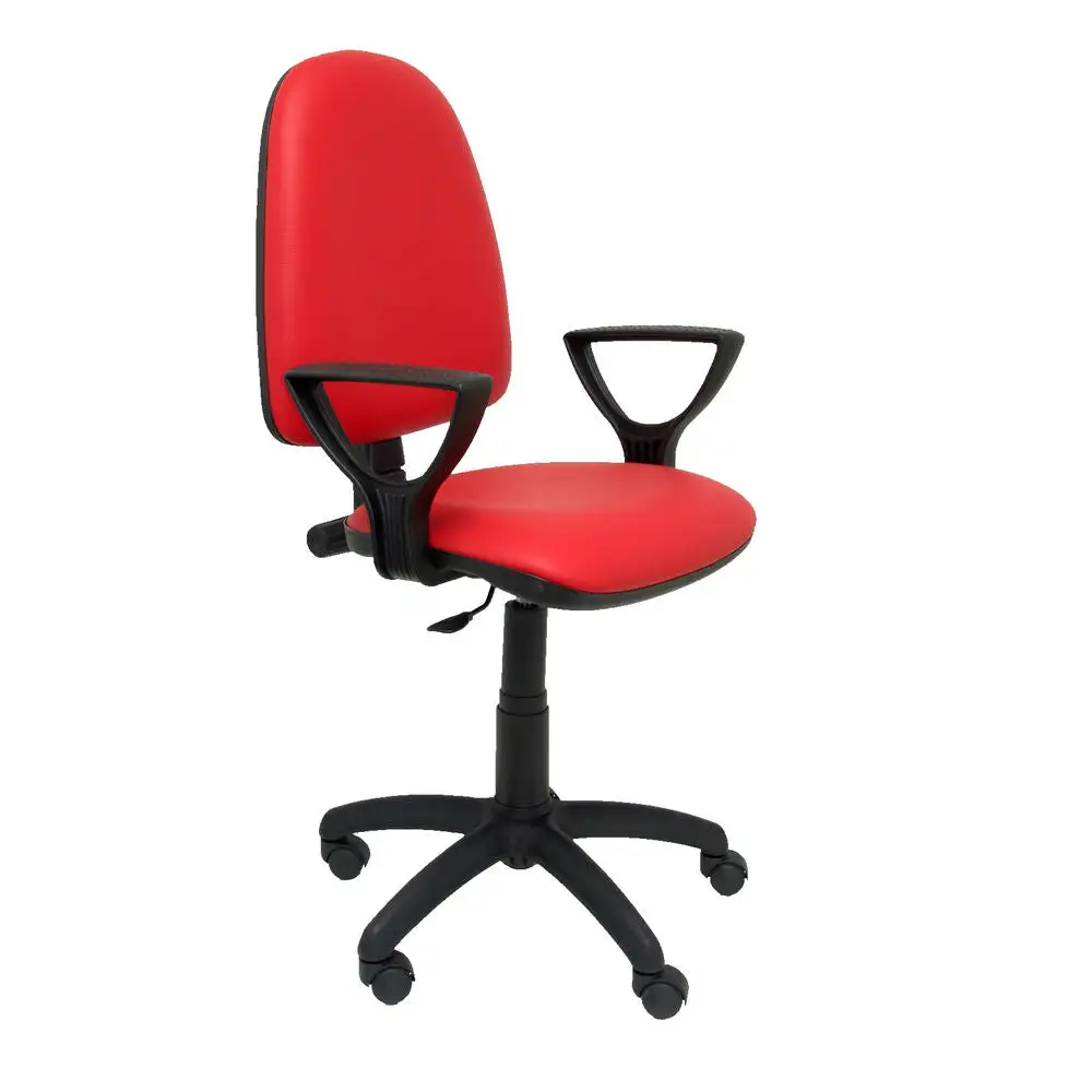 Chaise de Bureau Ayna Similpiel P&C 9NBGOLF Rouge Hauteur de siège réglable