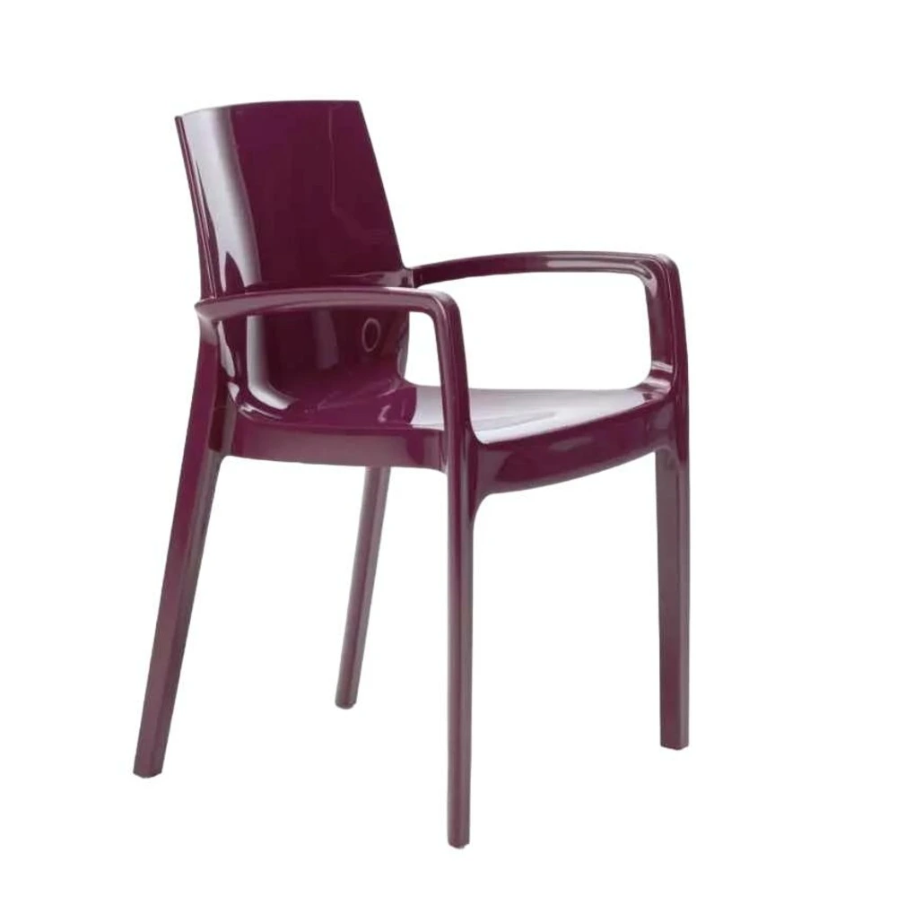 Chaise de bureau Chaise extérieure empilable design moderne costaud et confort idyll